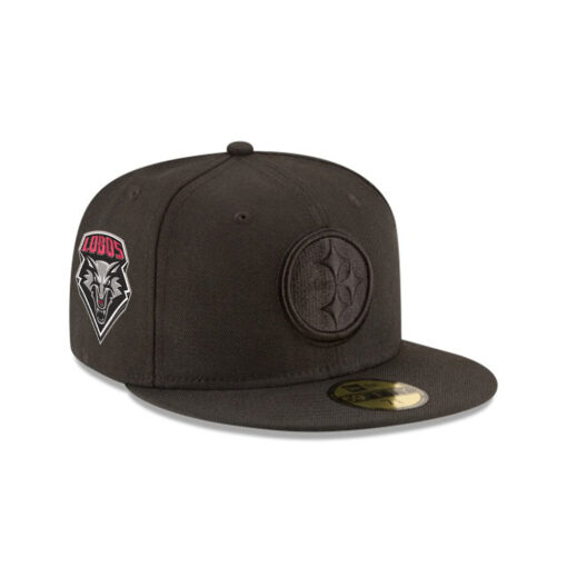 Pittsburgh Steelers Tonal Fitted Cap in Black