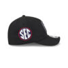 Pittsburgh Steelers Tonal Logo Oval Side Patch Snapback Cap in Black