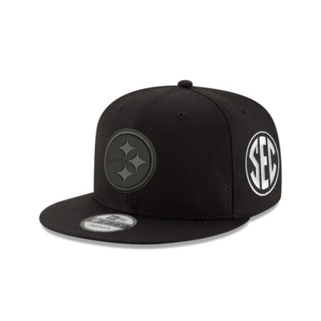 Pittsburgh Steelers Tonal Snapback Cap in Black