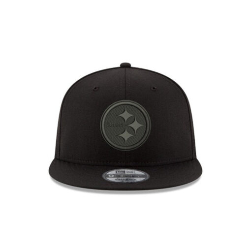 Pittsburgh Steelers Tonal Snapback Cap in Black
