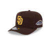 San Diego Padres 42 Tribute Fitted Cap in Brown