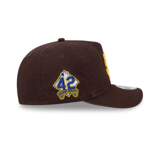 San Diego Padres 42 Tribute Golfer Cap in Brown