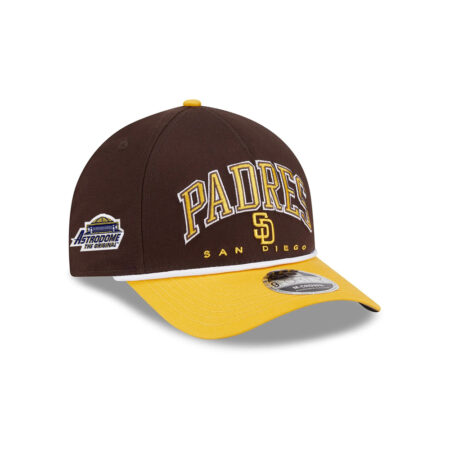 San Diego Padres Arch M-Crown A-Frame Snapback in Brown