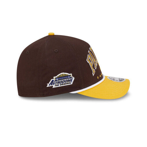 San Diego Padres Arch M-Crown A-Frame Snapback in Brown