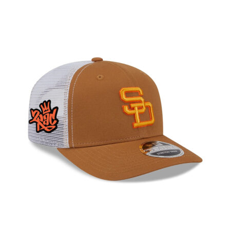 San Diego Padres Bronze Mesh Snapback in Bronze