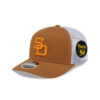 San Diego Padres Bronze Mesh Snapback in Bronze
