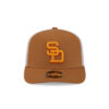 San Diego Padres Bronze Mesh Snapback in Bronze