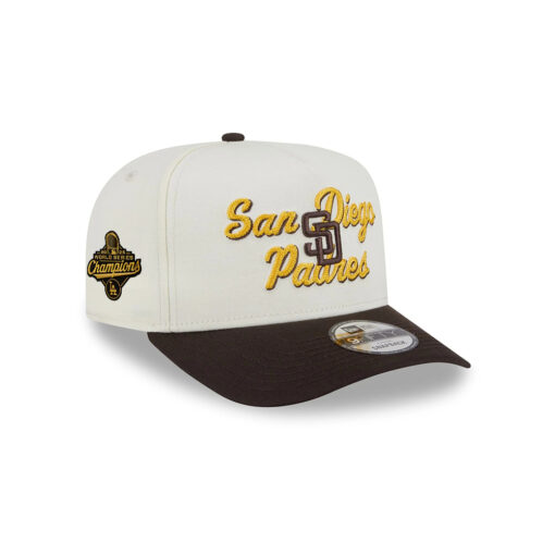 San Diego Padres Chainstitch A-Frame Snapback in White