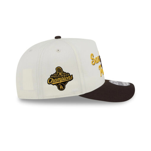 San Diego Padres Chainstitch A-Frame Snapback in White