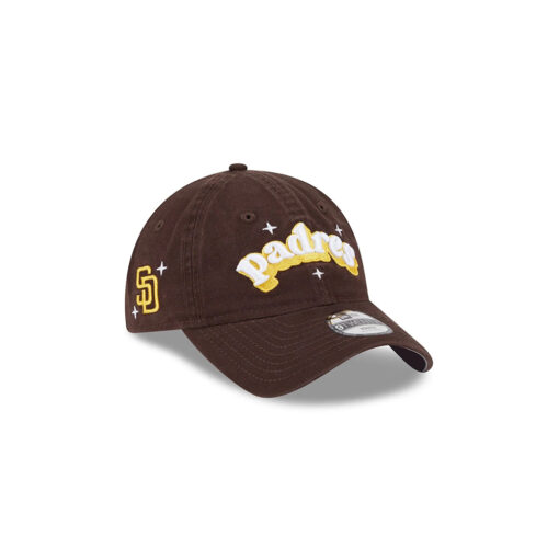 San Diego Padres Cheer Adjustable Cap in Brown