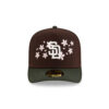 San Diego Padres Cherry Blossom A-Frame Fitted Cap