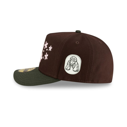 San Diego Padres Cherry Blossom A-Frame Fitted Cap