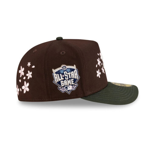 San Diego Padres Cherry Blossom A-Frame Fitted Cap