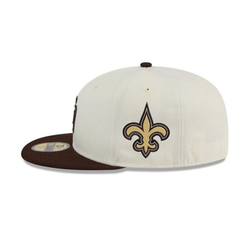 San Diego Padres Chrome Fitted Cap in Chrome White