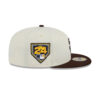 San Diego Padres Chrome Fitted Cap in Chrome White