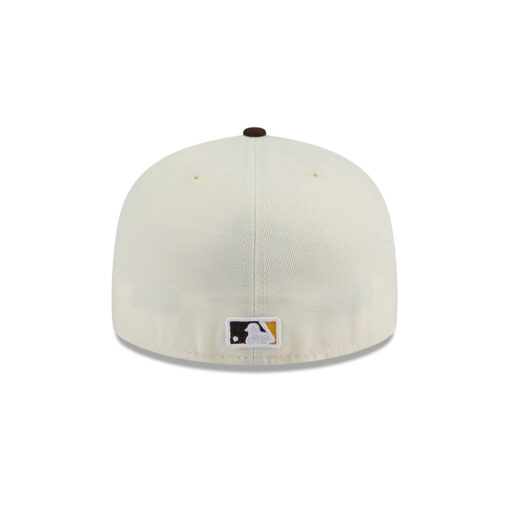 San Diego Padres Chrome Fitted Cap in Chrome White