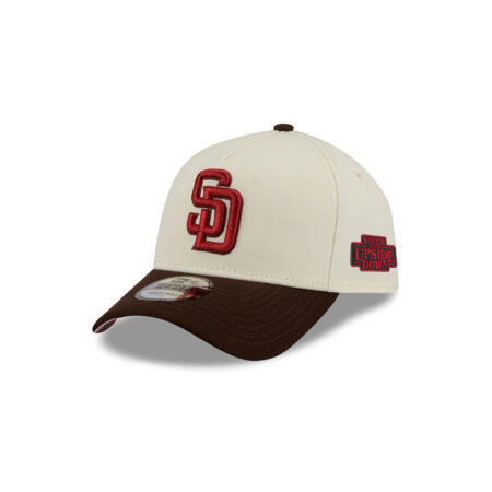 San Diego Padres City Script A-Frame Snapback in White