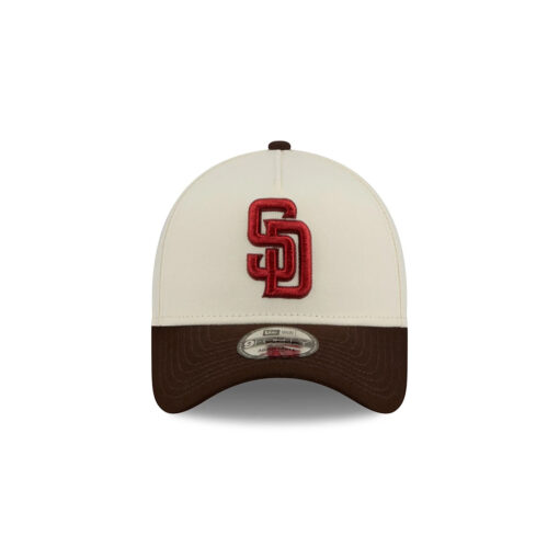 San Diego Padres City Script A-Frame Snapback in White