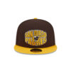 San Diego Padres Classic Tone Fitted Cap in Brown