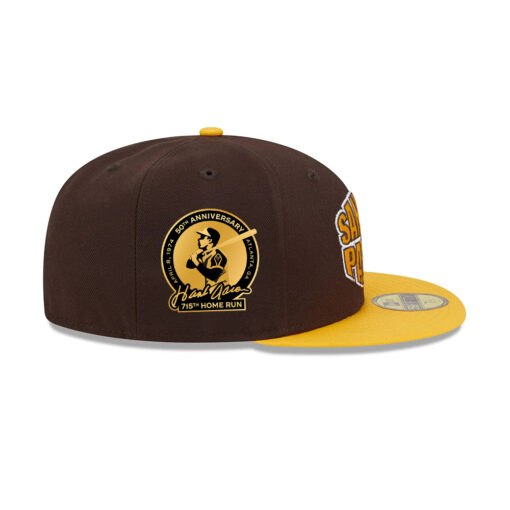 San Diego Padres Classic Tone Fitted Cap in Brown