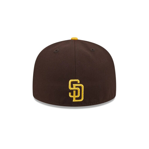 San Diego Padres Classic Tone Fitted Cap in Brown