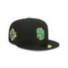 San Diego Padres Clover Tribute Fitted Cap in Black