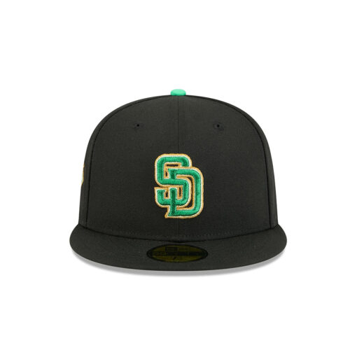 San Diego Padres Clover Tribute Fitted Cap in Black San Diego Padres Clover Tribute Fitted Cap in Black