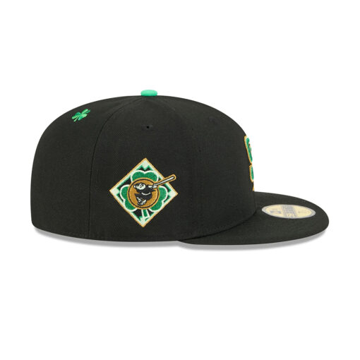 San Diego Padres Clover Tribute Fitted Cap in Black San Diego Padres Clover Tribute Fitted Cap in Black
