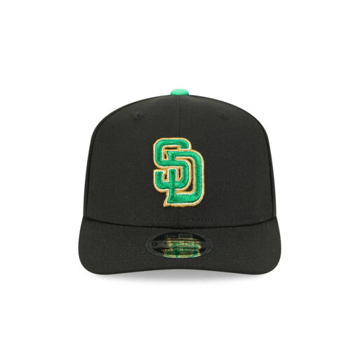 San Diego Padres Clover Tribute Stretch-Snap in Black San Diego Padres Clover Tribute Stretch-Snap in Black