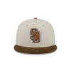 San Diego Padres Corduroy Chrome Fitted Cap in Chrome White
