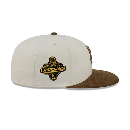 San Diego Padres Corduroy Chrome Fitted Cap in Chrome White