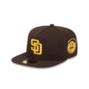 San Diego Padres Core A-Frame Fitted Cap in Brown