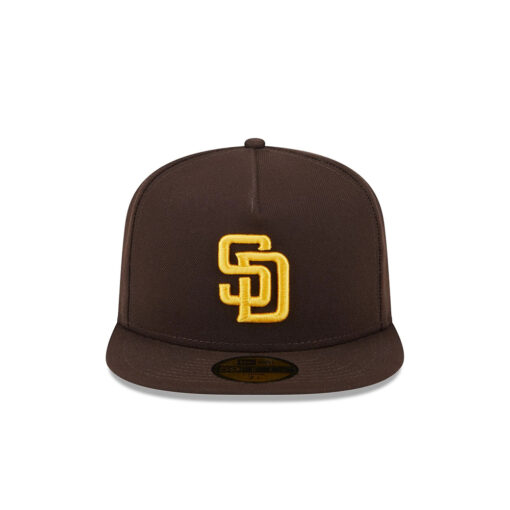 San Diego Padres Core A-Frame Fitted Cap in Brown