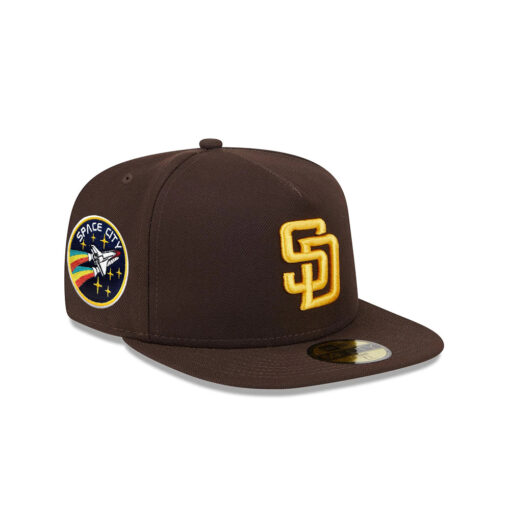 San Diego Padres Core A-Frame Fitted Cap in Brown