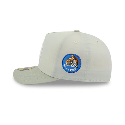 San Diego Padres Crinkle A-Frame Fitted Cap in Light Grey