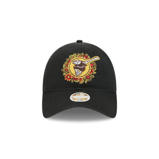 San Diego Padres Day of the Dead Floral Adjustable Cap in Black