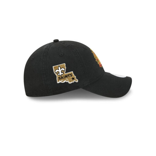 San Diego Padres Day of the Dead Floral Adjustable Cap in Black