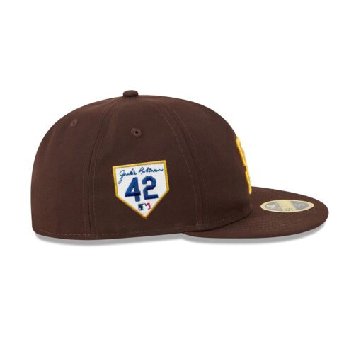 San Diego Padres Easy Retro A-Frame Fitted Cap in Brown