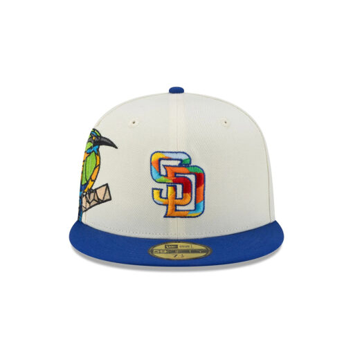 San Diego Padres El Salvador City Elements Fitted Cap in White