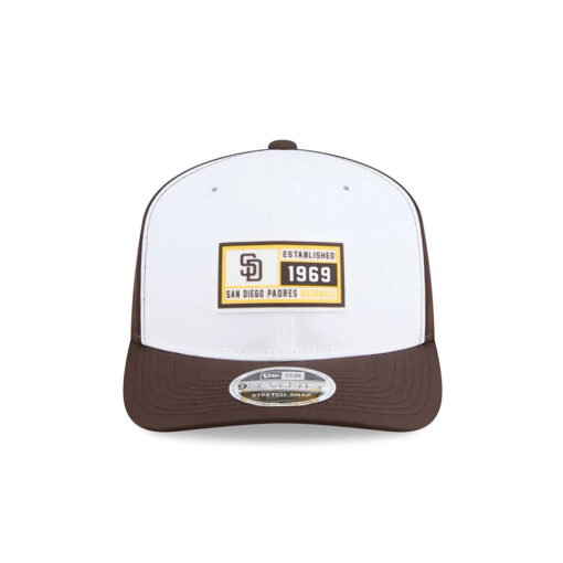 San Diego Padres Est. Patch Stretch-Snap in White