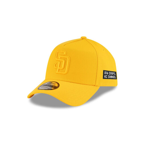 San Diego Padres Gold Logo A-Frame Snapback