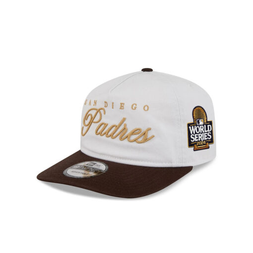 San Diego Padres Gold Script Adjustable Cap