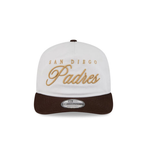 San Diego Padres Gold Script Adjustable Cap