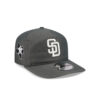 San Diego Padres Heather Nylon Adjustable Cap in Heather Gray