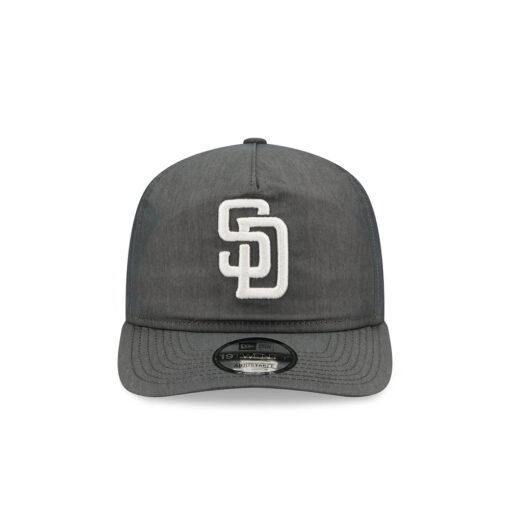 San Diego Padres Heather Nylon Adjustable Cap in Heather Gray