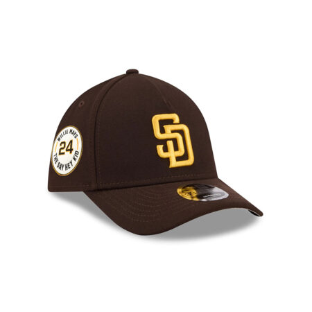 San Diego Padres M-Crown A-Frame Stretch-Snap in Brown