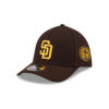 San Diego Padres M-Crown A-Frame Stretch-Snap in Brown