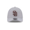 San Diego Padres M-Crown Stretch-Snap in Gray