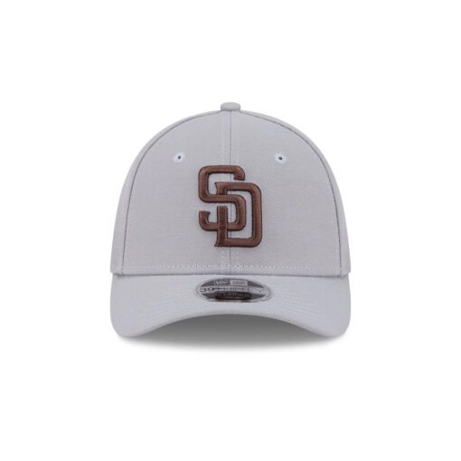 San Diego Padres M-Crown Stretch-Snap in Gray