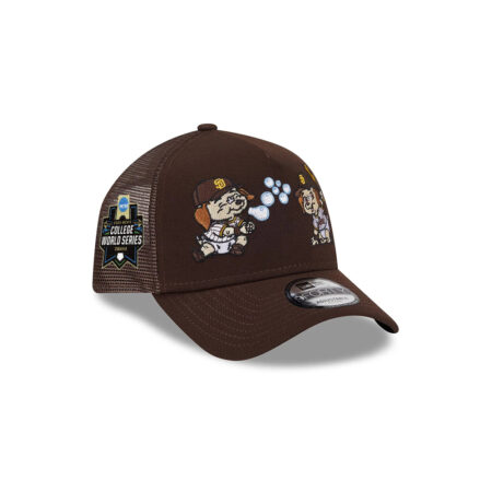 San Diego Padres Mascot Duo A-Frame Snapback in Brown